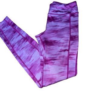 Women’s under armour athletic pants size small multicolor pink pants